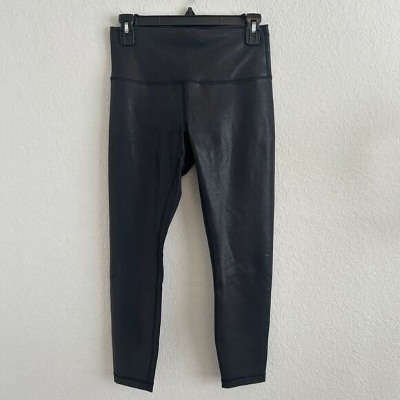 Lululemon Wunder Train High-Rise Tight 25" Foil Sz 8 - Picture 1 of 7